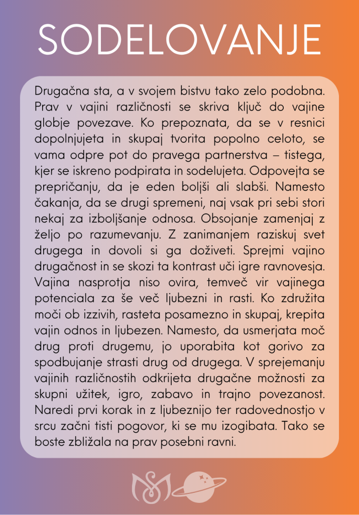 Mars & Venera – Sodelovanje